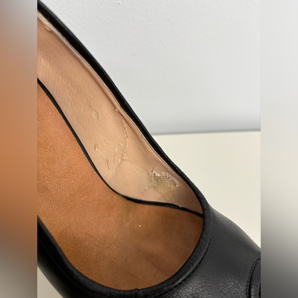PREGUNTA  Luxury Women’s Black Peep Toe platform Pumps S: 8 Genuine Leather - Picture 11 of 11